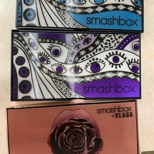 Set of three Smashbox cover shot eye palettes